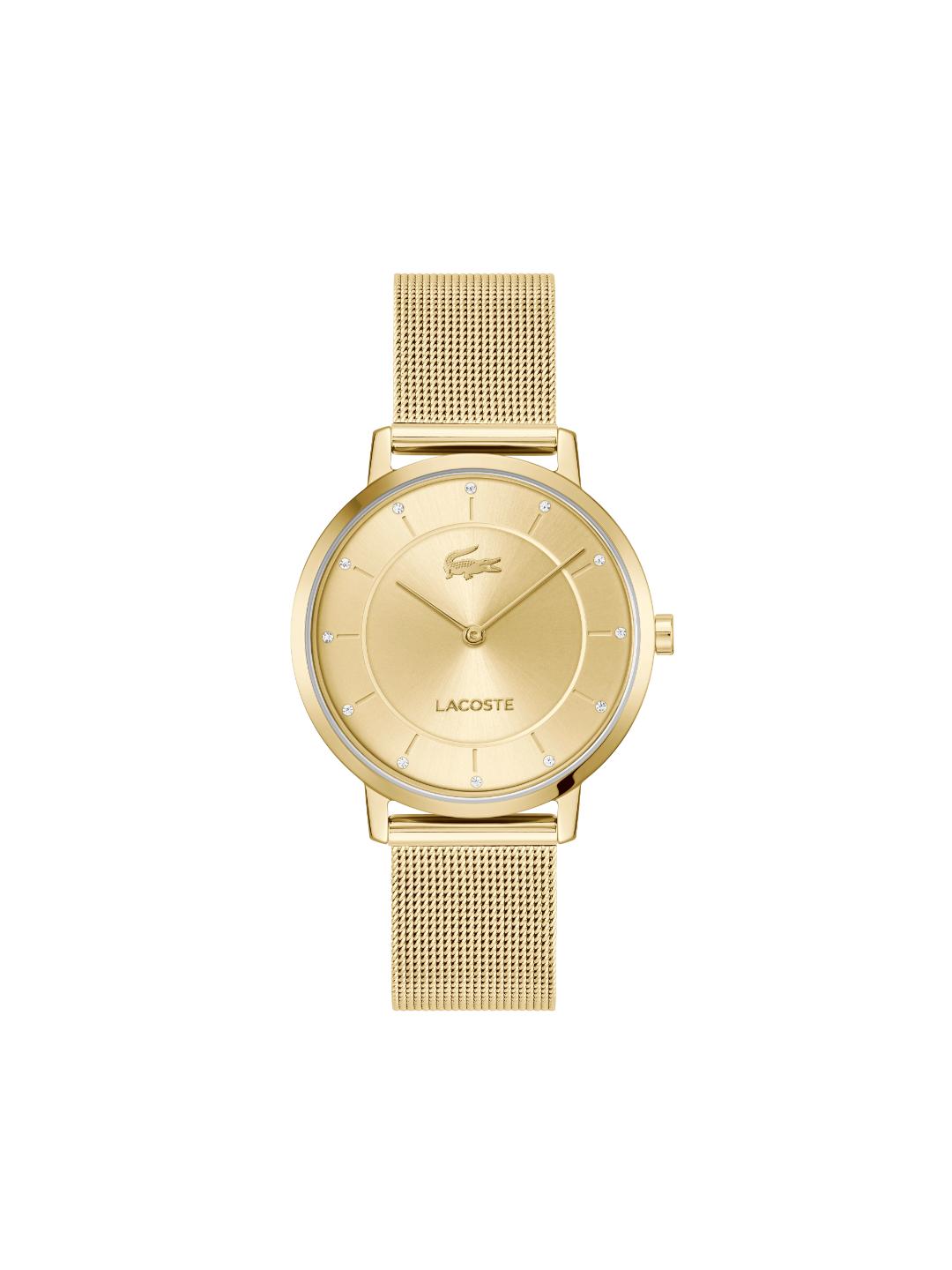 Lacoste Crocorigin Slim Gold 35 mm Dial Women Analog Watch 2001474
