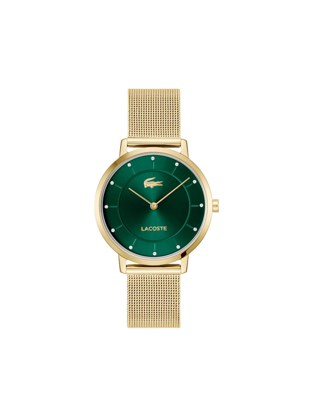 Lacoste Crocorigin Slim Green 35 mm Dial Women Analog Watch 2001475