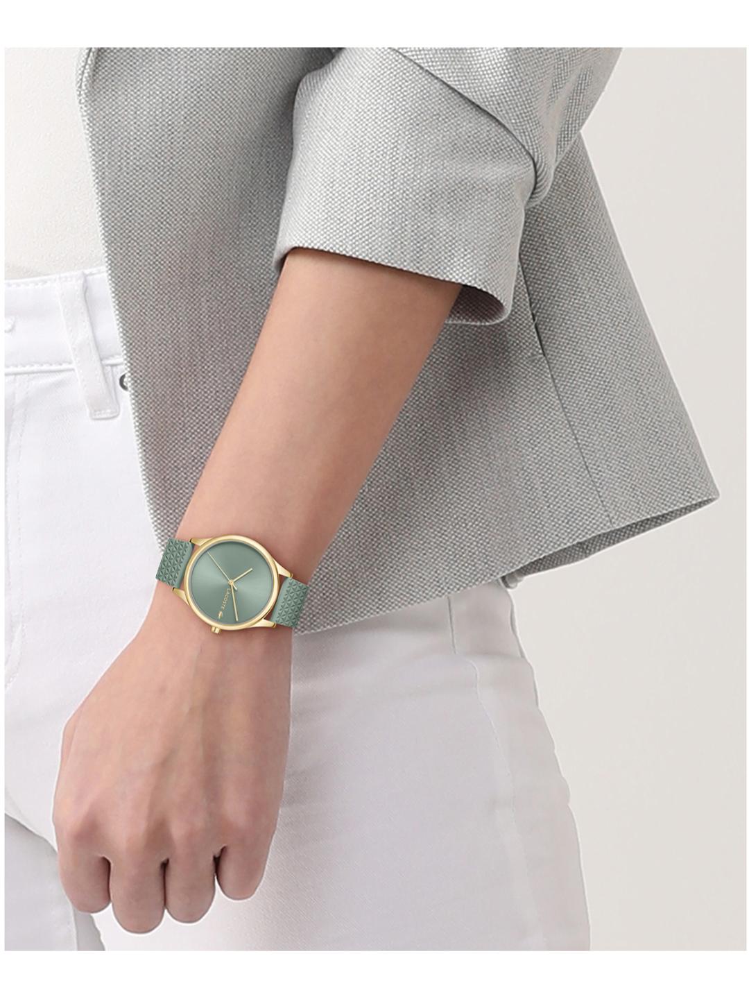 Lacoste Crocodelle Green 36 mm Dial Women Analog Watch 2001491