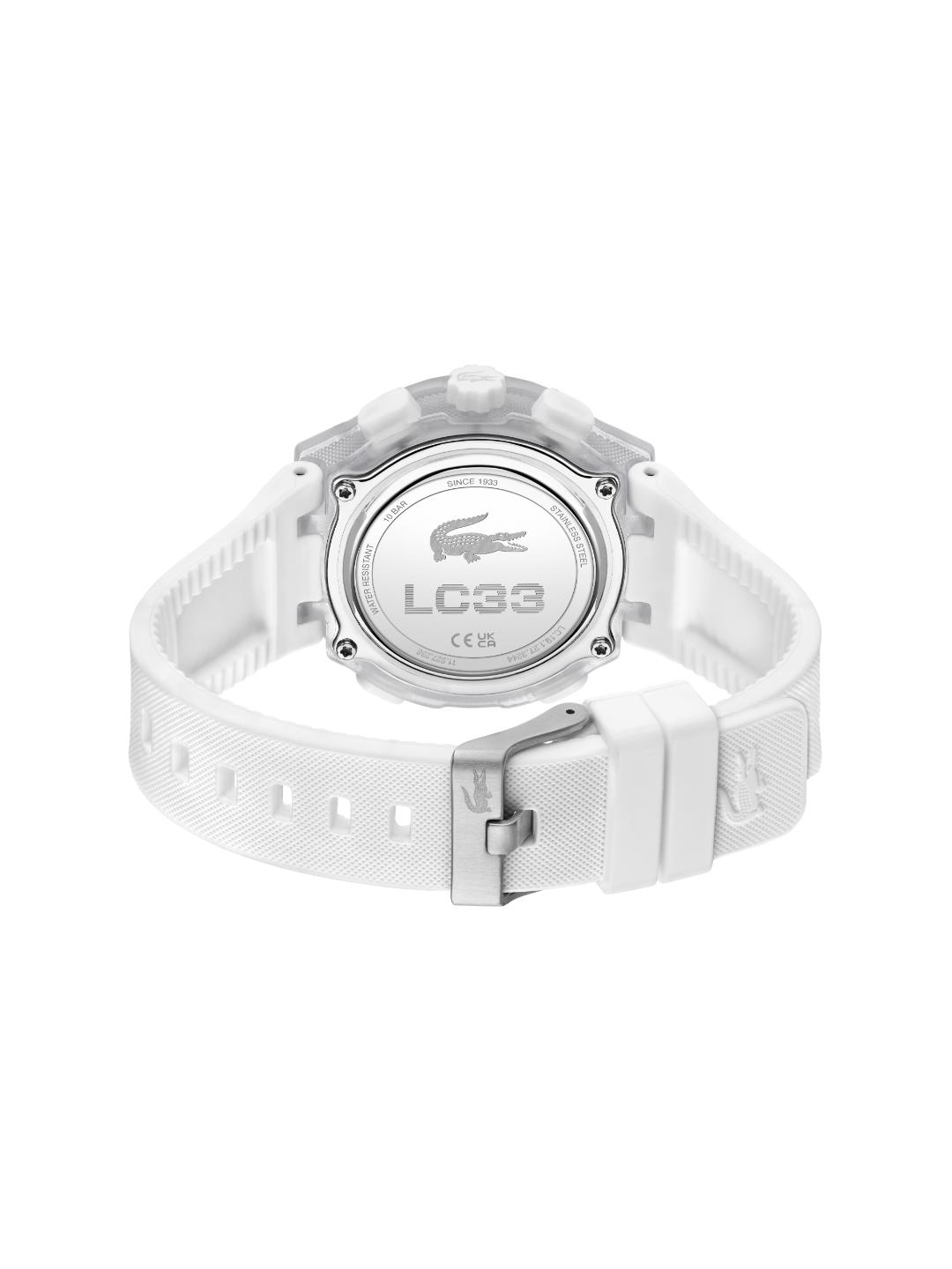 Lacoste LC33 Silver White 40 mm Dial Women Analog Watch 2001493