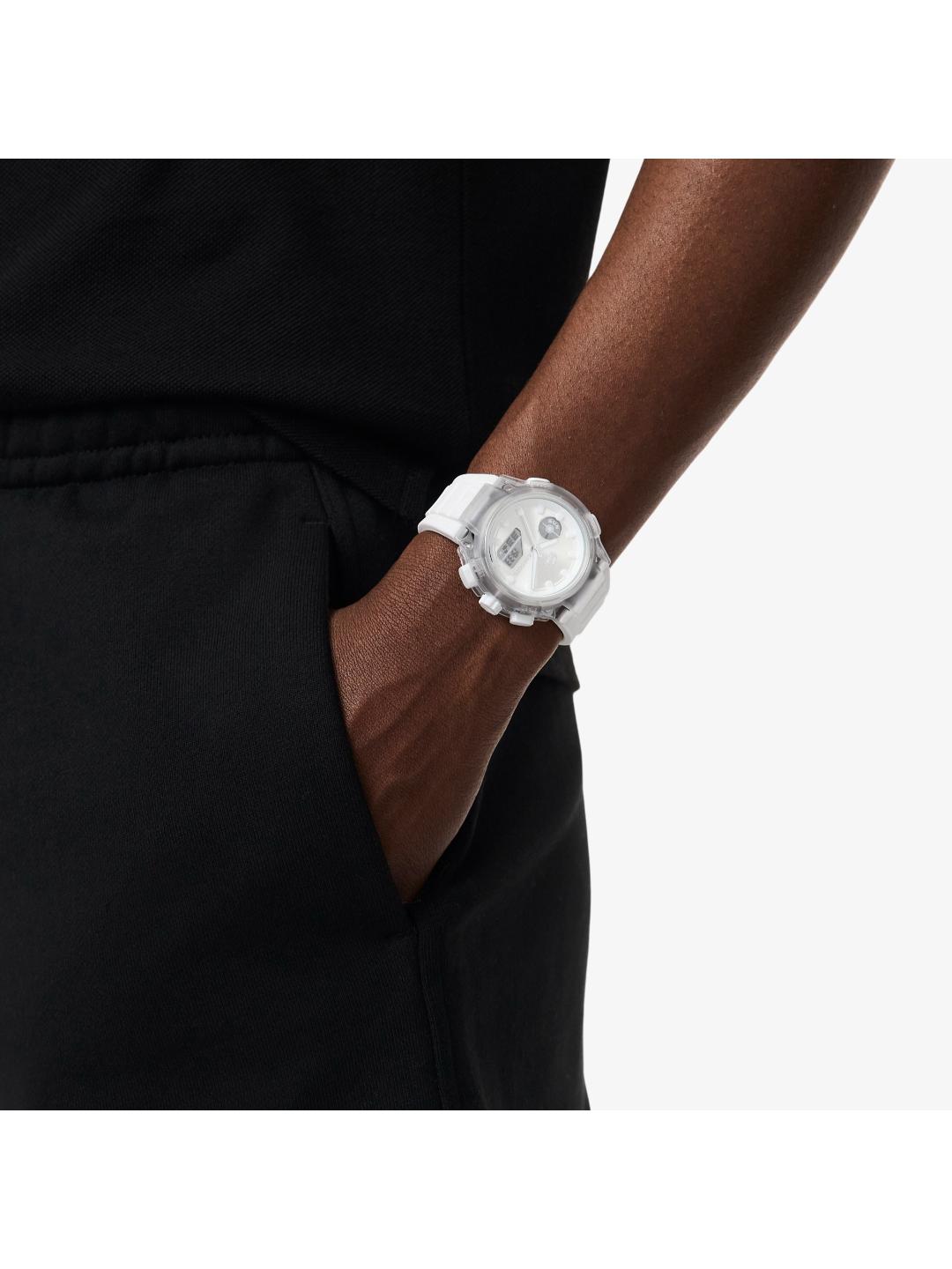 Lacoste LC33 Silver White 40 mm Dial Women Analog Watch 2001493