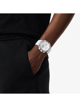 Lacoste LC33 Silver White 40 mm Dial Women Analog Watch 2001493