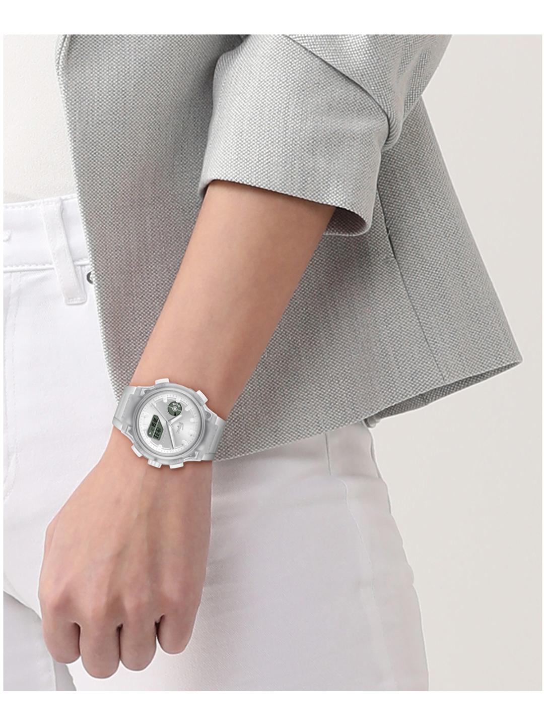 Lacoste LC33 Silver White 40 mm Dial Women Analog Watch 2001493