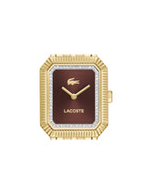 Lacoste Lacoste Parisienne Qtz Basic Chocolate Rectangle Dial Women's Watch - 2001517