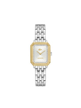 Lacoste Lacoste Parisienne Qtz Basic Silver White Rectangle Dial Women's Watch - 2001518