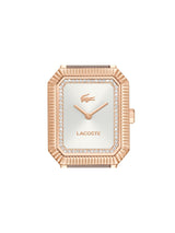 Lacoste Lacoste Parisienne Qtz Basic Silver White Rectangle Dial Women's Watch 2001520
