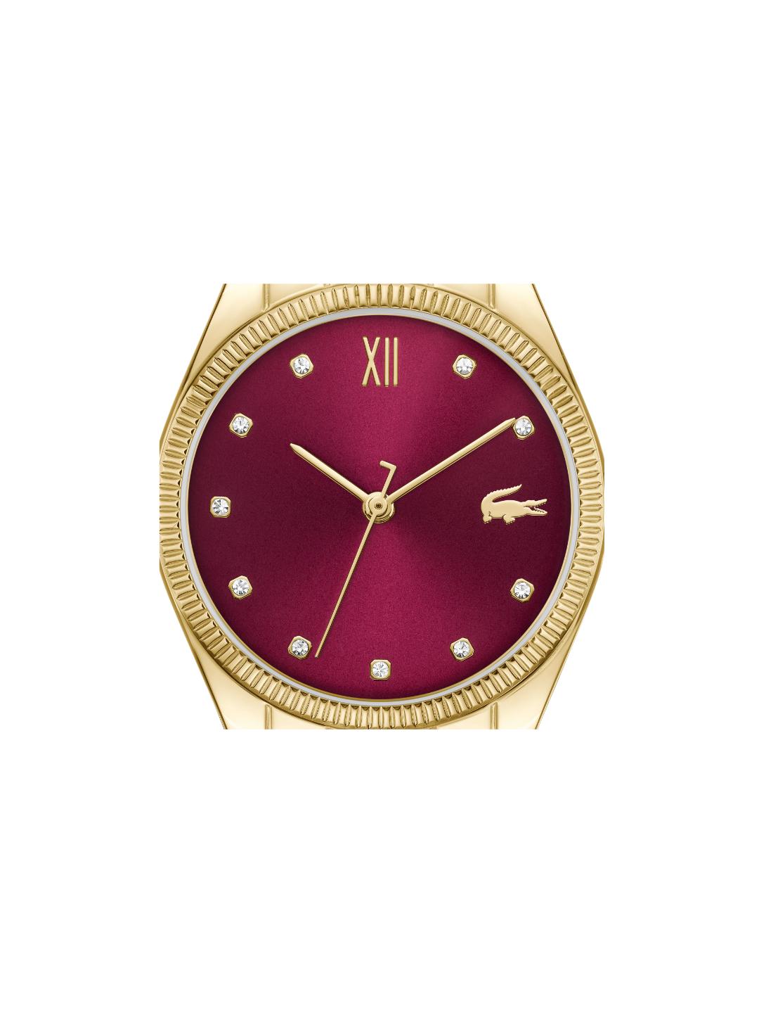Lacoste Lacoste Parisienne Qtz Basic Burgundy Round Dial Women's Watch 2001522