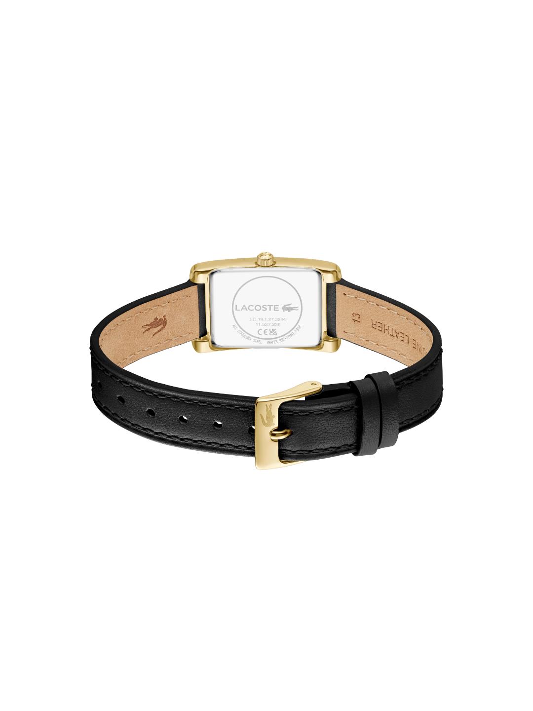 Lacoste Croisette Qtz Basic Gold Rectangle Dial Women's Watch - 2001524