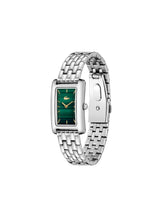 Lacoste Croisette Qtz Basic Malachite Rectangle Dial Women's Watch - 2001525