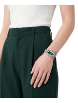Lacoste Croisette Qtz Basic Malachite Rectangle Dial Women's Watch - 2001525