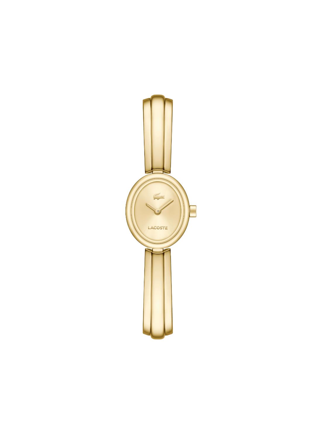 Lacoste Suzanne Qtz Basic Mini Light Gold Oval Dial Women's Watch 2001527