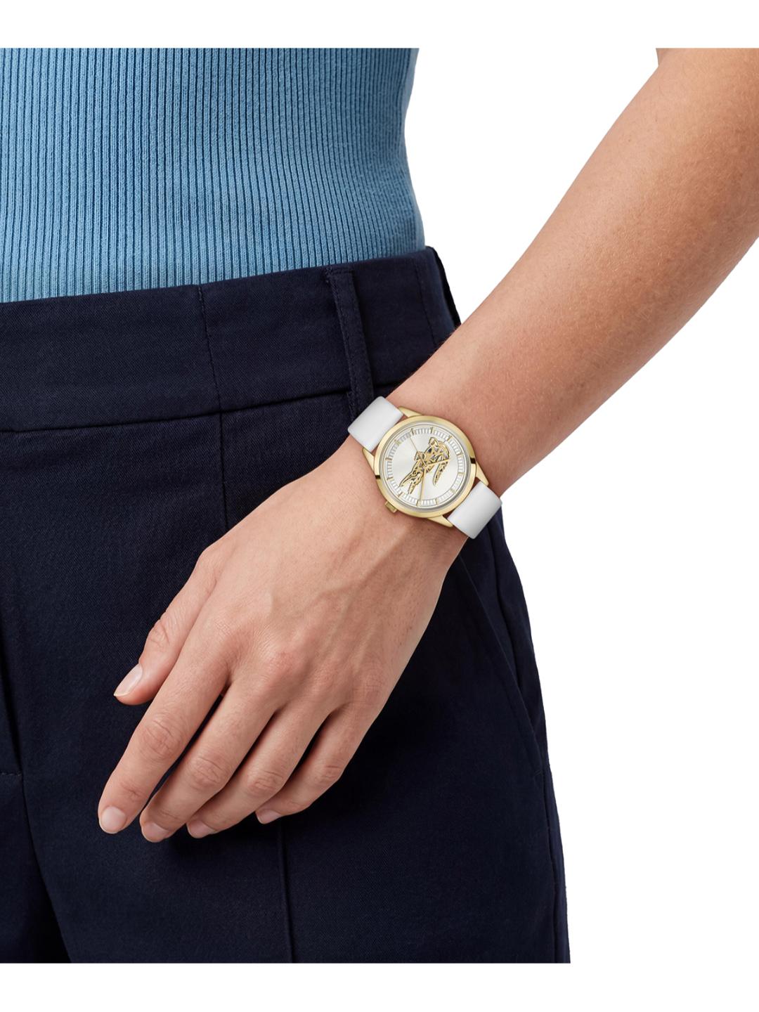 Lacoste Deva Qtz Basic Silver White Round Dial Women's Watch 2001532