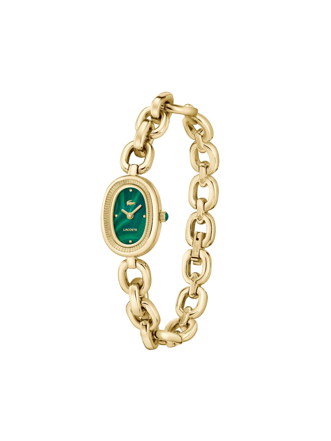 Lacoste Lacoste Parisienne Qtz Basic Mini Green Oval Dial Women's Watch - 2001539