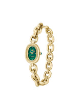 Lacoste Lacoste Parisienne Qtz Basic Mini Green Oval Dial Women's Watch - 2001539