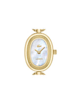 Lacoste Lacoste Parisienne Qtz Basic Mini White Mother Of Pearl Oval Dial Women's Watch - 2001540