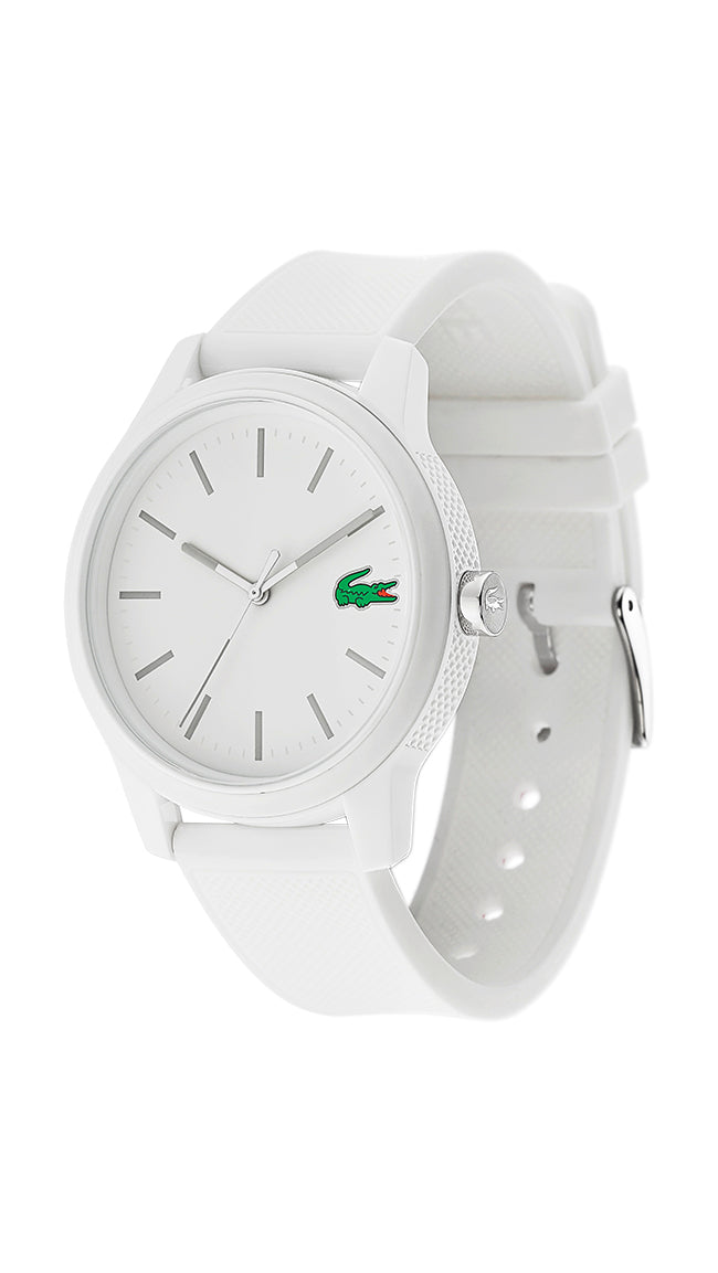 Lacoste 12.12 Qtz Basic 42 mm White Dial Men Watch-2010984