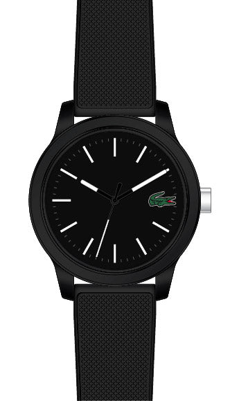 Lacoste 12.12 Qtz Basic 42 mm Black Dial Men Watch-2010986