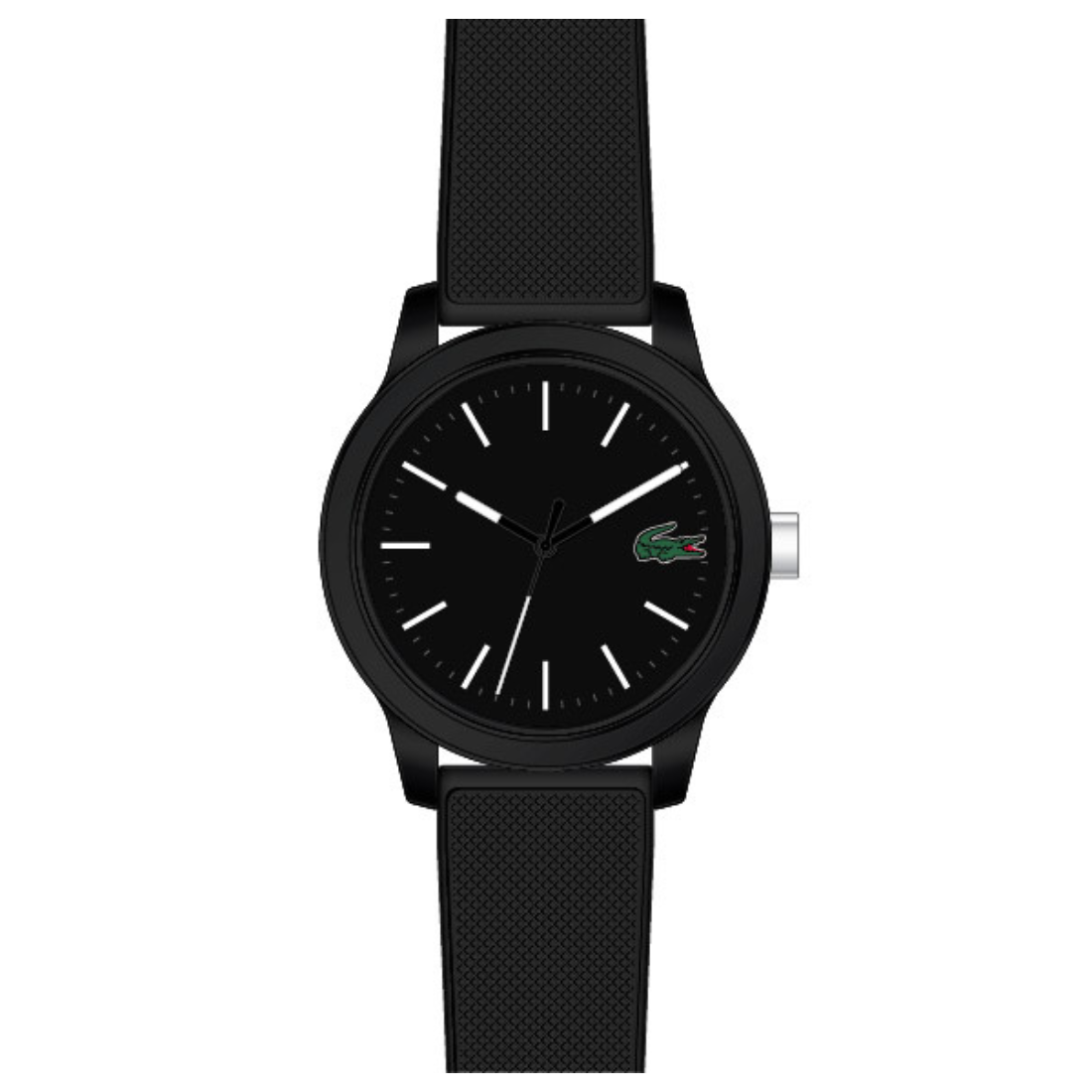 Lacoste 12.12 Qtz Basic 42 mm Black Dial Men Watch 2010986