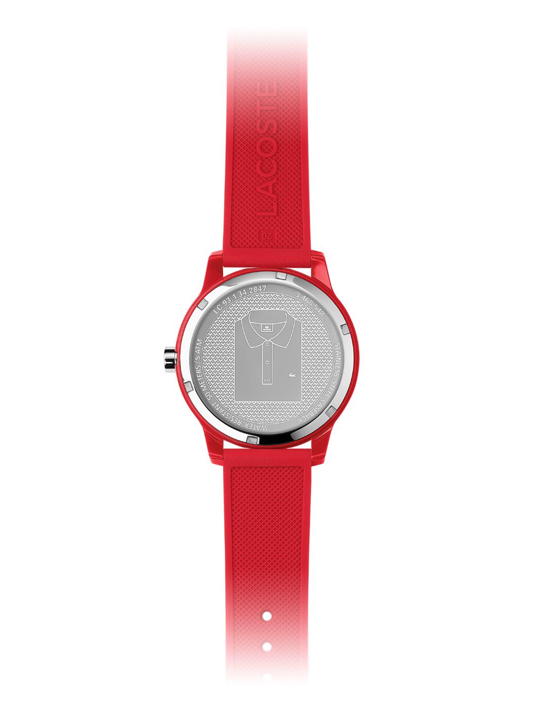 Lacoste 12.12 Red 42 mm Dial Men Analog Watch 2010988