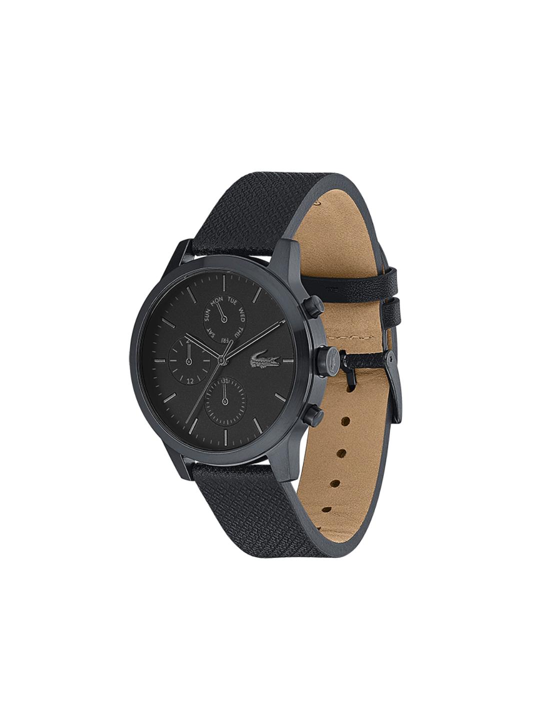Lacoste 12.12 Black 42 mm Dial Men Chrono Watch 2010997
