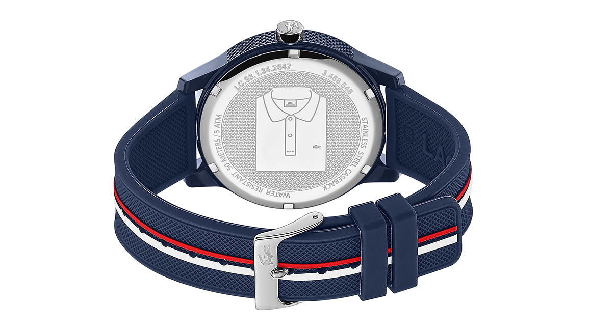 Lacoste L.12.12 42 mm Blue Dial Men Watch 2011070