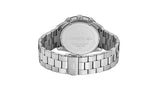 Lacoste Men 42 mm Quartz Chronograph Analog Black Dial Stainless Steel Strap Watch 2011079