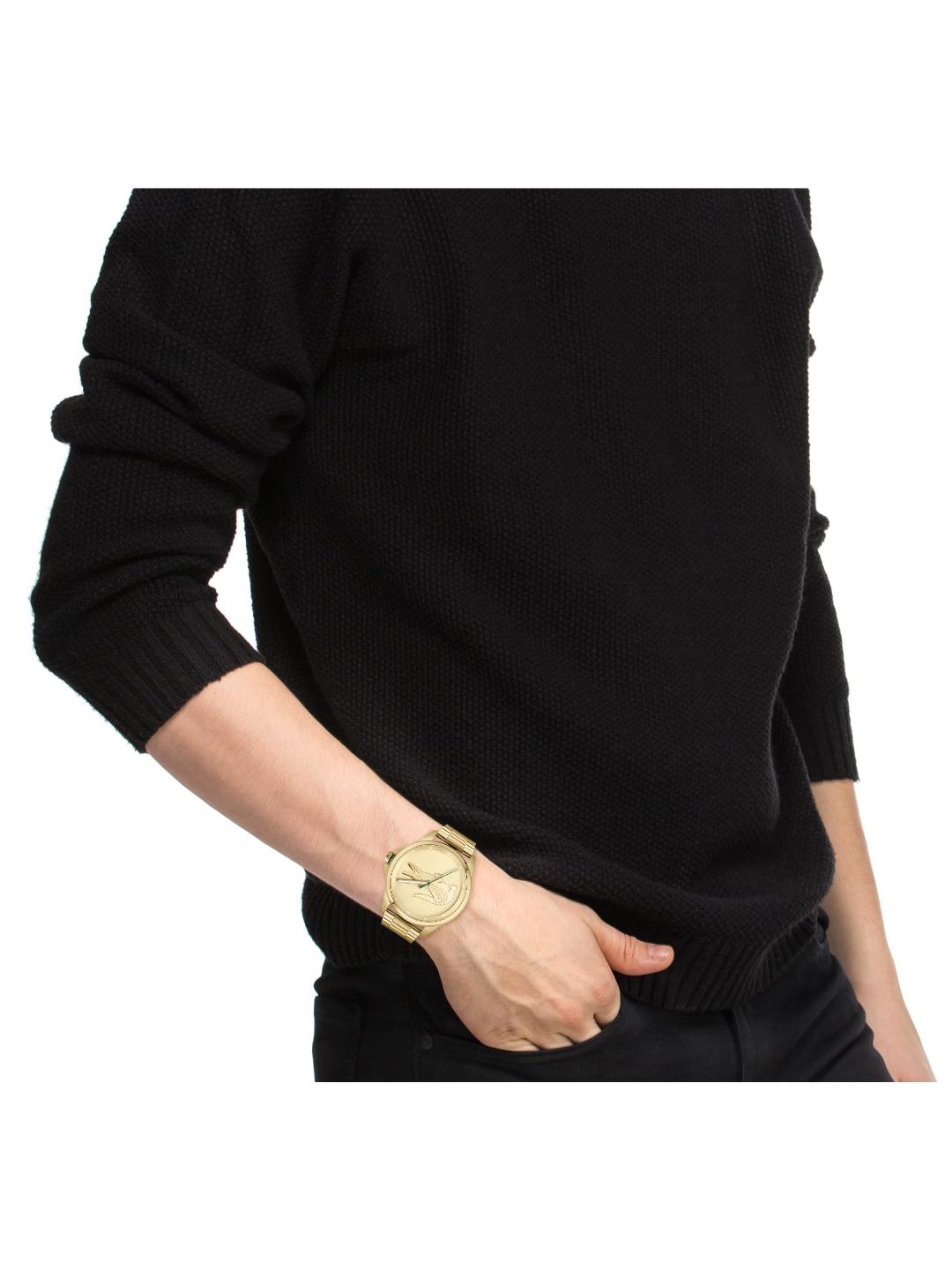 Lacoste Le Croc Champagne 43 mm Dial Men Analog Watch 2011133