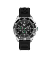 Lacoste Tiebreaker Qtz Fashion Chrono 44 mm Black Dial Men Watch 2011152