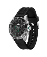 Lacoste Tiebreaker Qtz Fashion Chrono 44 mm Black Dial Men Watch 2011152