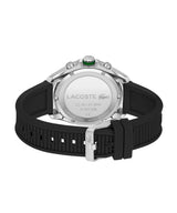 Lacoste Tiebreaker Qtz Fashion Chrono 44 mm Black Dial Men Watch 2011152