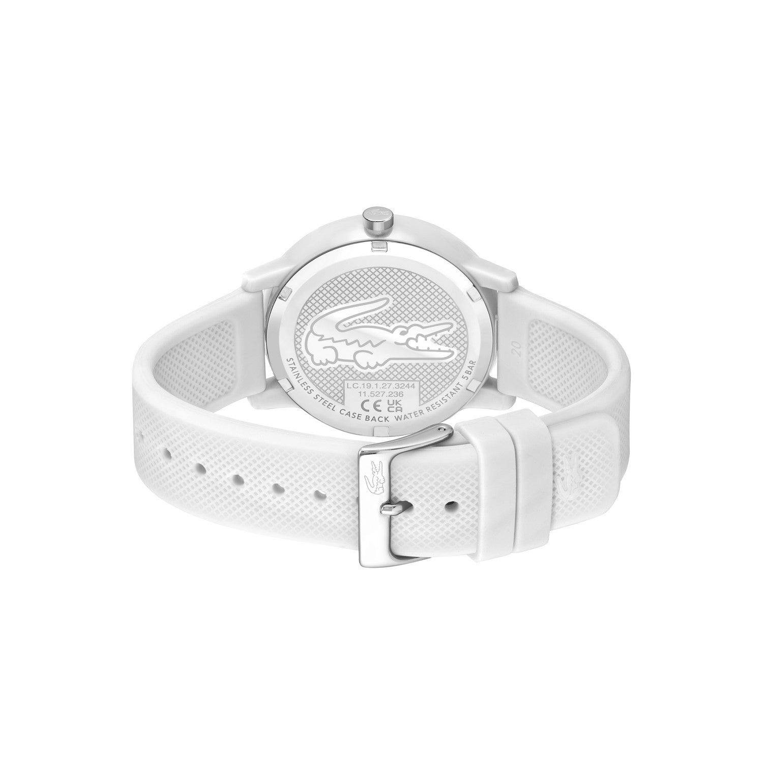 Lacoste L.12.12 42 mm White Dial Men Analog Watch 2011169
