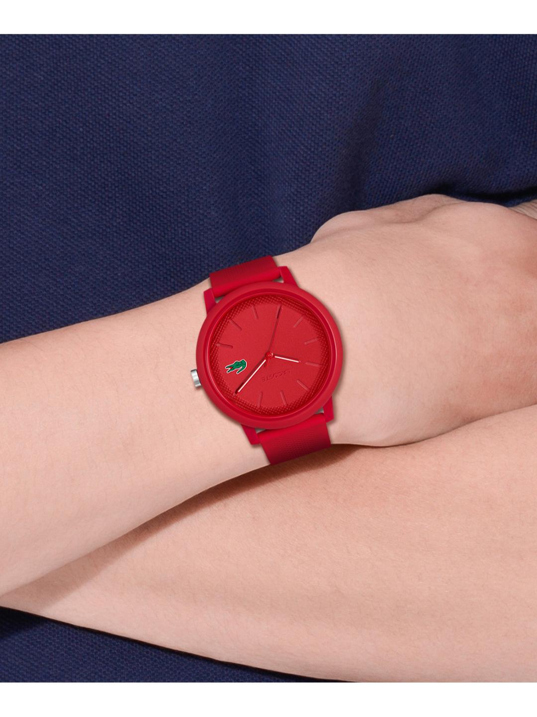 Lacoste 12.12 Red 42 mm Dial Men Analog Watch 2011173