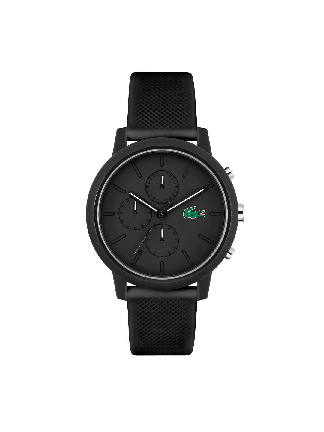 Lacoste 12.12 Chrono Fashion Black 43 mm Dial Men Watch 2011243