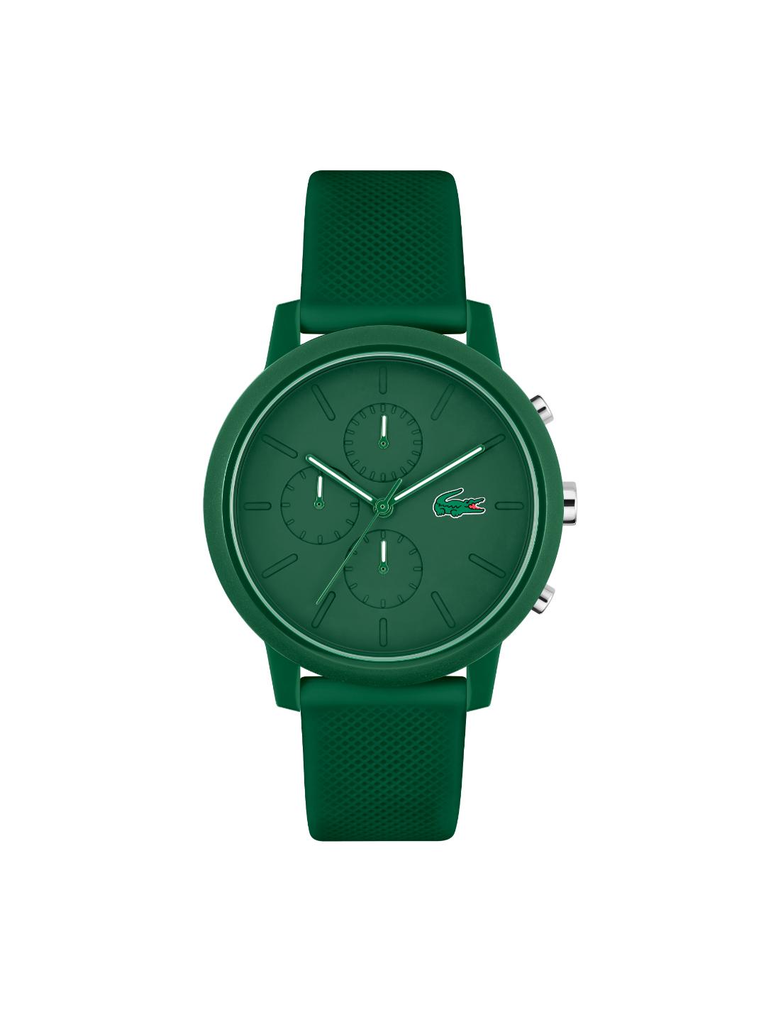 Lacoste Lacoste.12.12 Chrono Qtz Fashion Chrono Green Round Dial Men's Watch 2011245