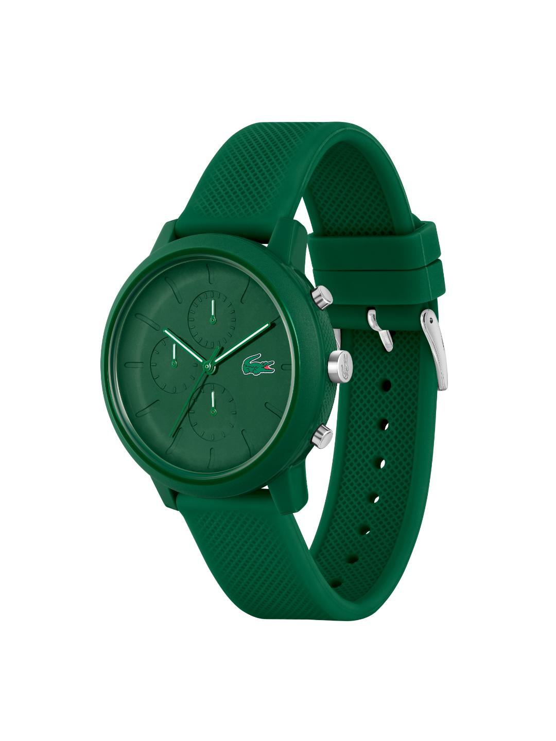 Lacoste Lacoste.12.12 Chrono Qtz Fashion Chrono Green Round Dial Men's Watch 2011245