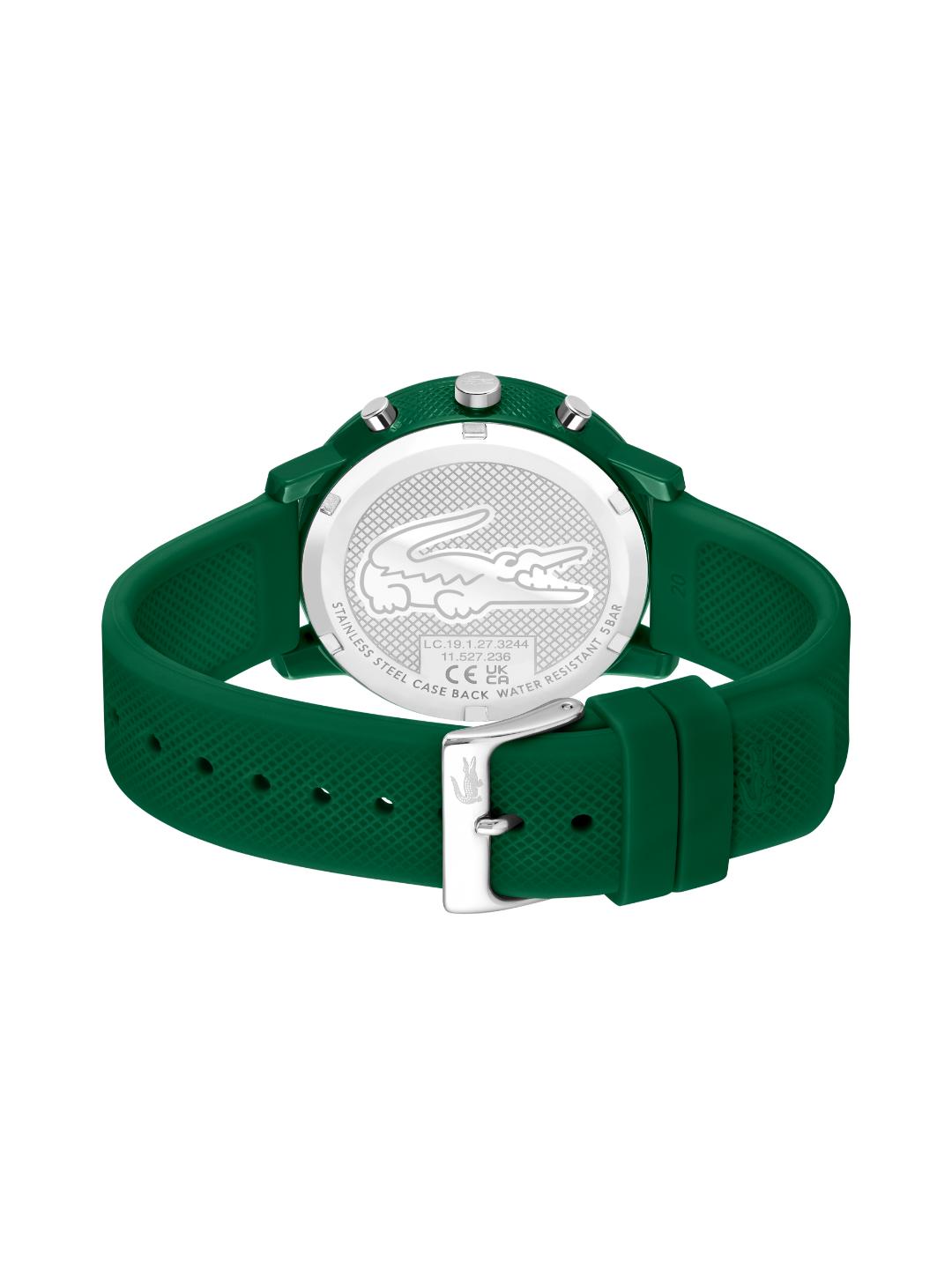Lacoste Lacoste.12.12 Chrono Qtz Fashion Chrono Green Round Dial Men's Watch 2011245