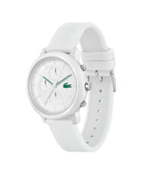 Lacoste L.12.12 CHRONO 43 mm White Dial Men Watch 2011246