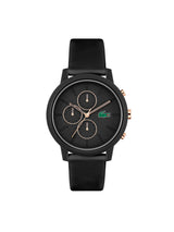 Lacoste 12.12 Chrono Fashion Black 43 mm Dial Men Watch 2011247