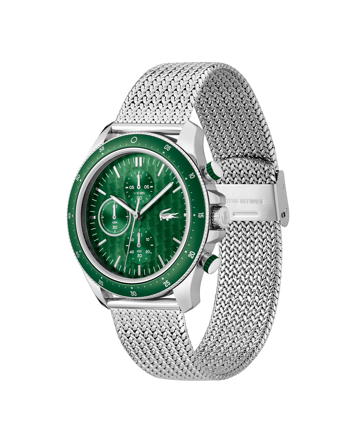 Lacoste Neo Heritage Qtz Fashion Chrono 43 mm Green Dial Men Watch- 2011255