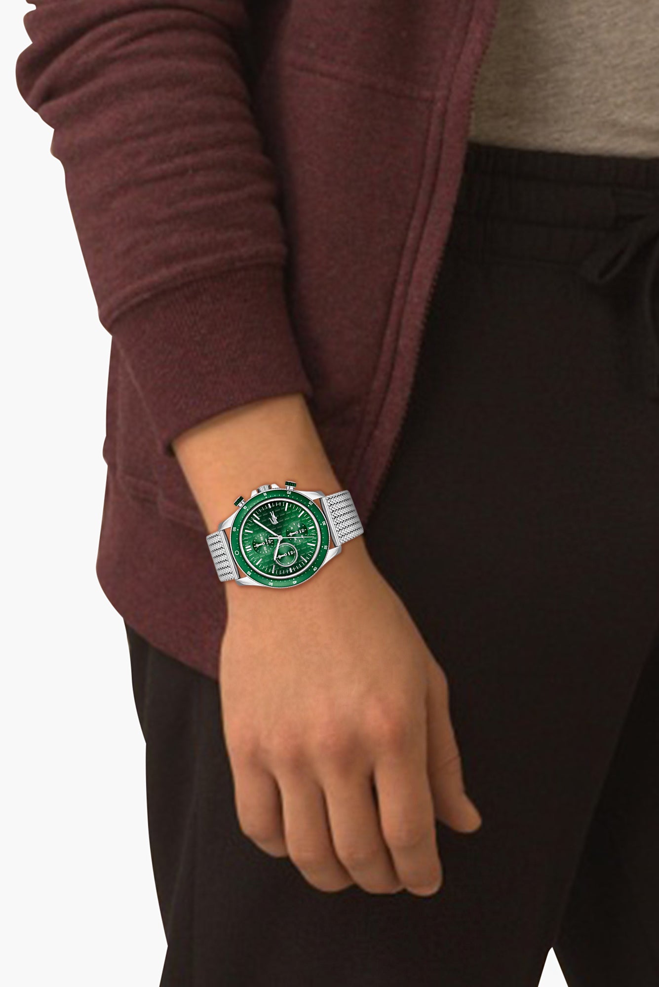 Lacoste Neo Heritage Qtz Fashion Chrono 43 mm Green Dial Men Watch- 2011255