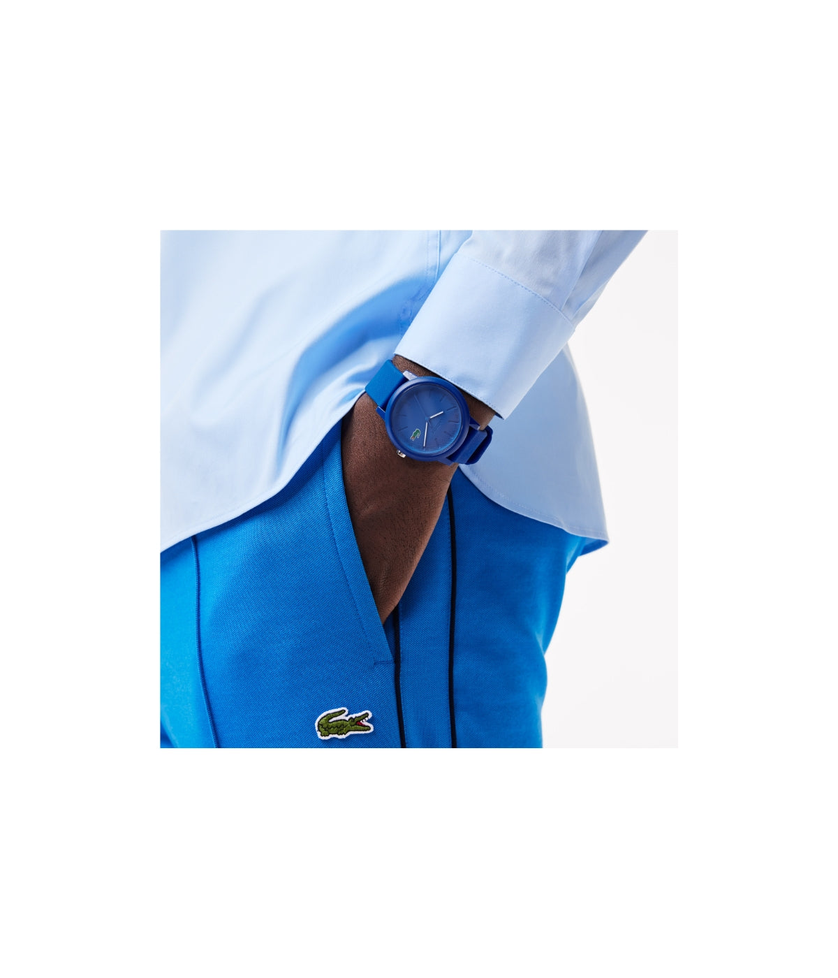 Lacoste L.12.12 42 mm Blue Dial Men Watch 2011279