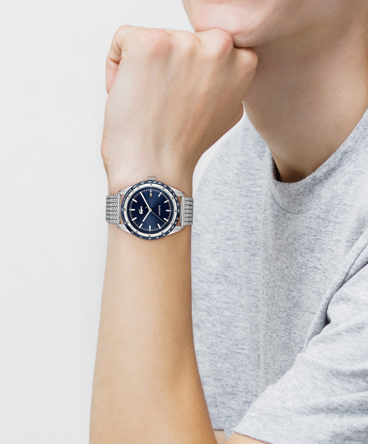 Lacoste EVERETT 40 mm Blue Dial Men Watch 2011294