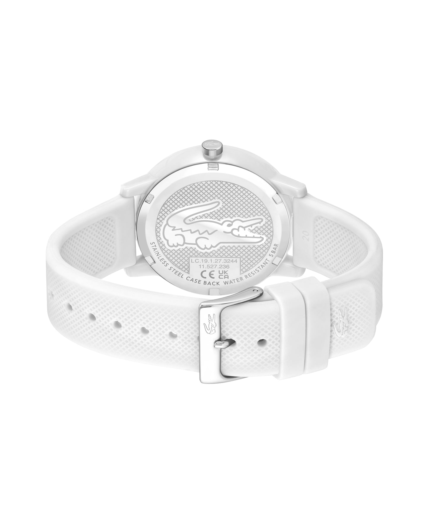Lacoste L.12.12 Qtz Basic 42 mm White Dial Men Watch 2011308