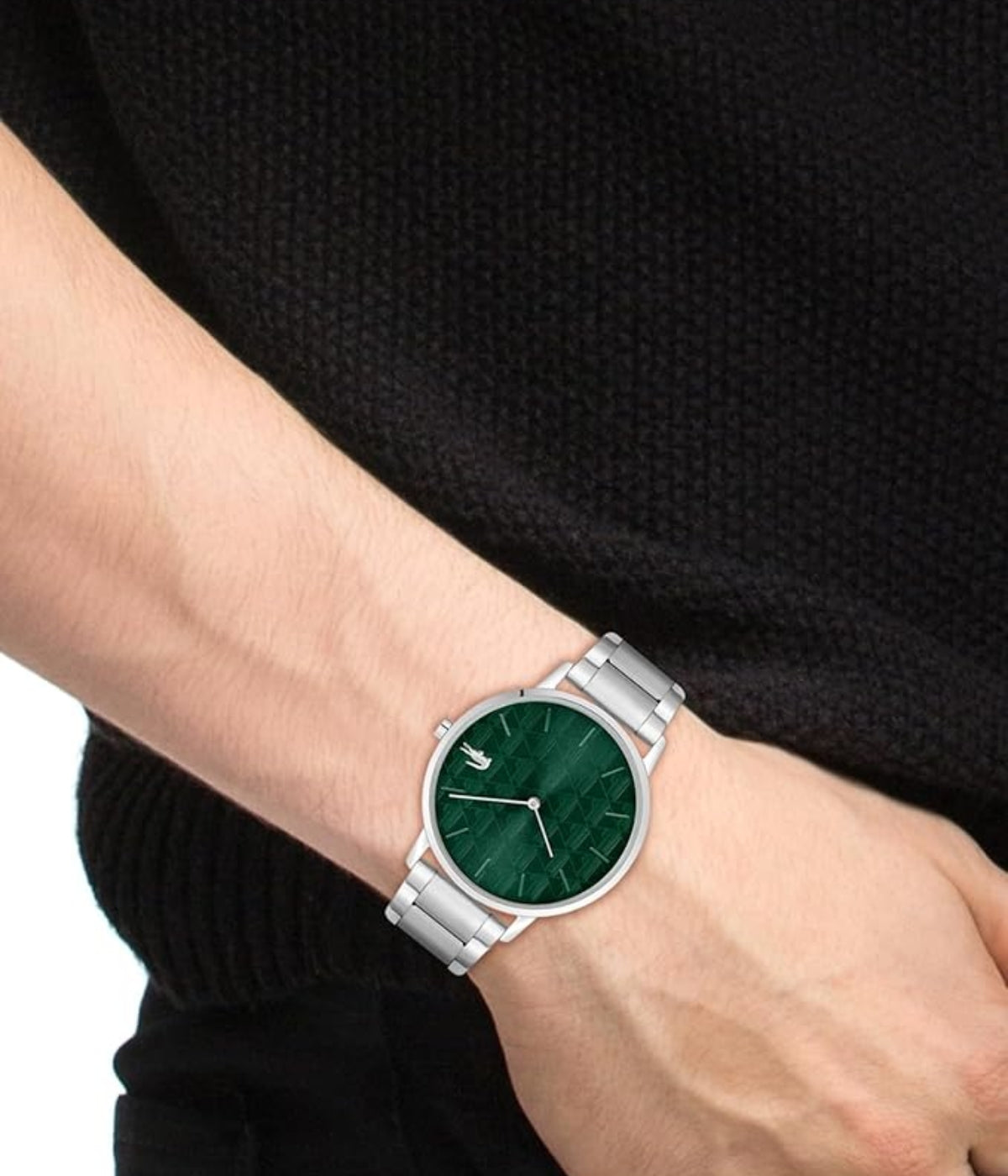 Lacoste CROCORIGIN 40.5 mm Green Dial Men Watch 2011311