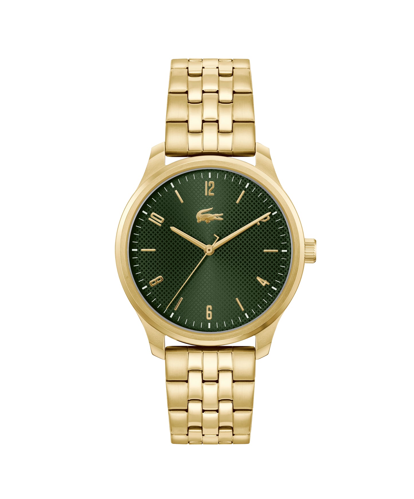 Lacoste LISBON 42 mm Green Dial Men Watch-  2011326