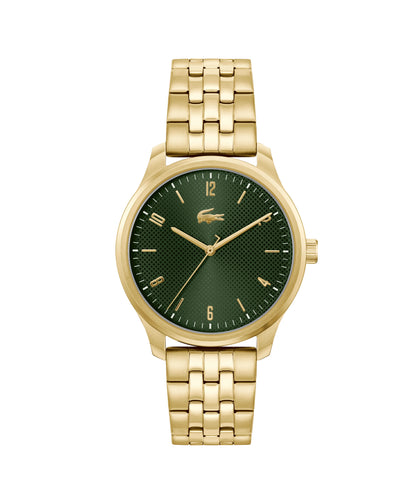 Lacoste LISBON 42 mm Green Dial Men Watch-  2011326