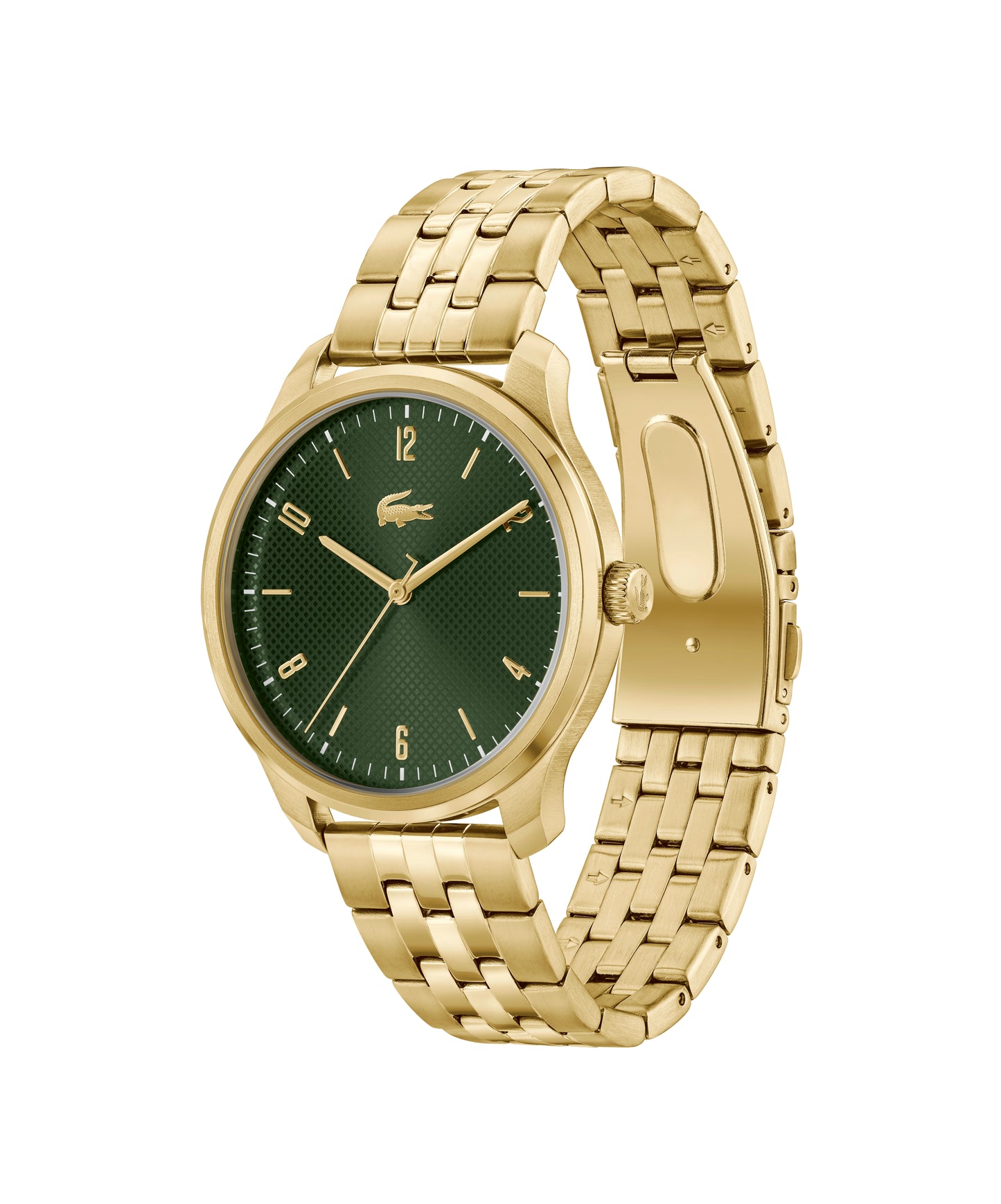 Lacoste LISBON 42 mm Green Dial Men Watch-  2011326