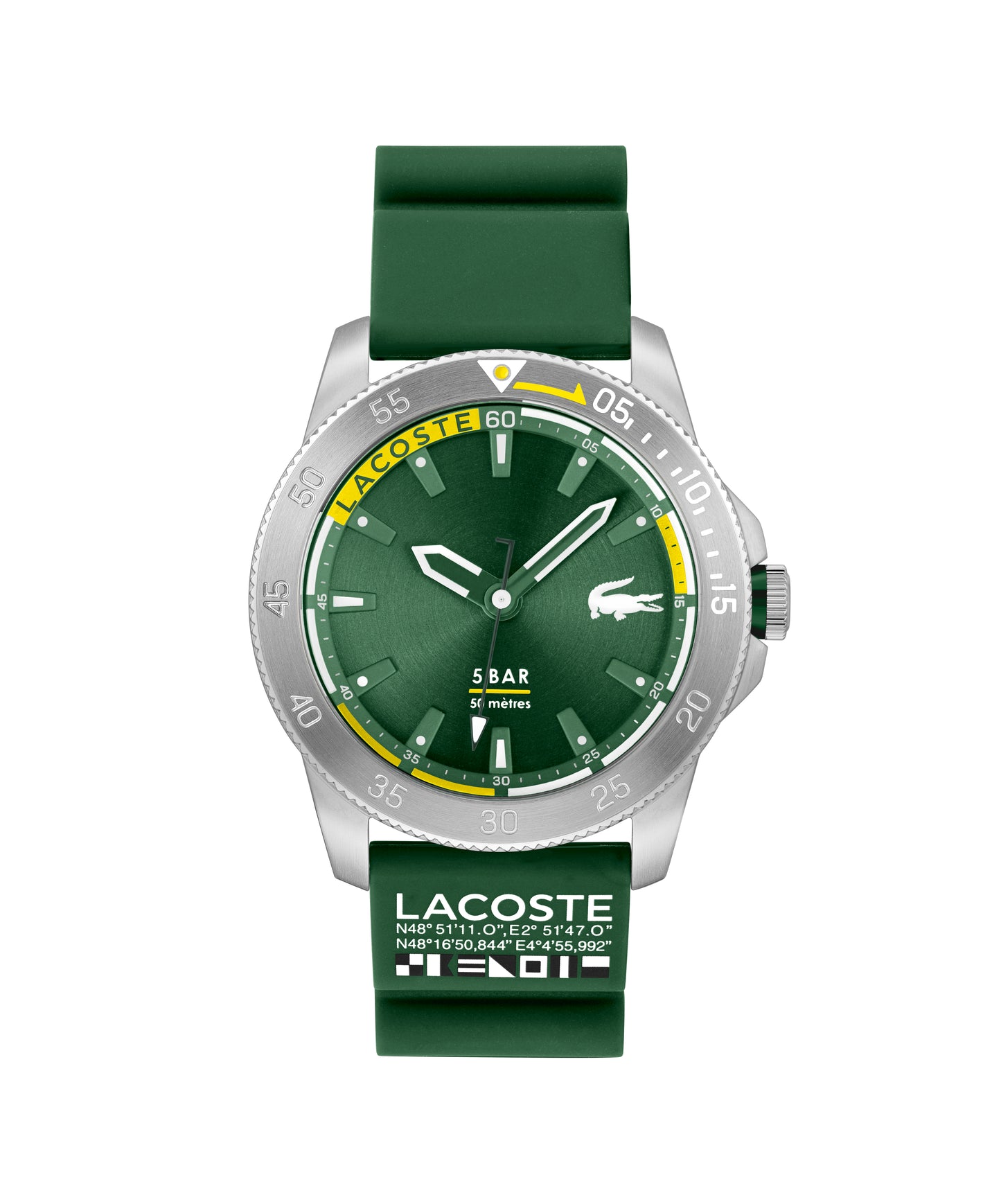 Lacoste REGATTA 46 mm Green Dial Men Watch 2011332