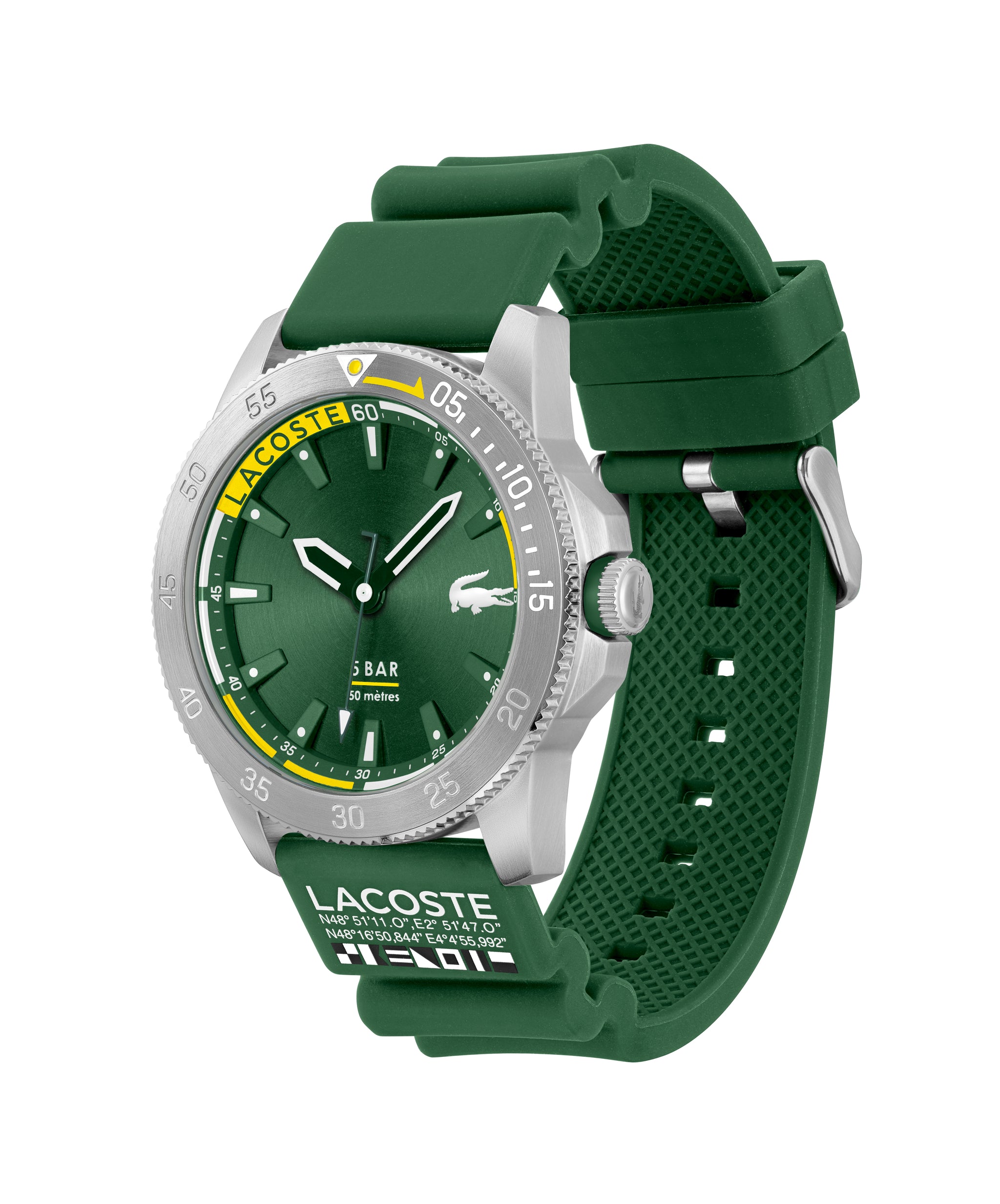 Lacoste REGATTA 46 mm Green Dial Men Watch 2011332