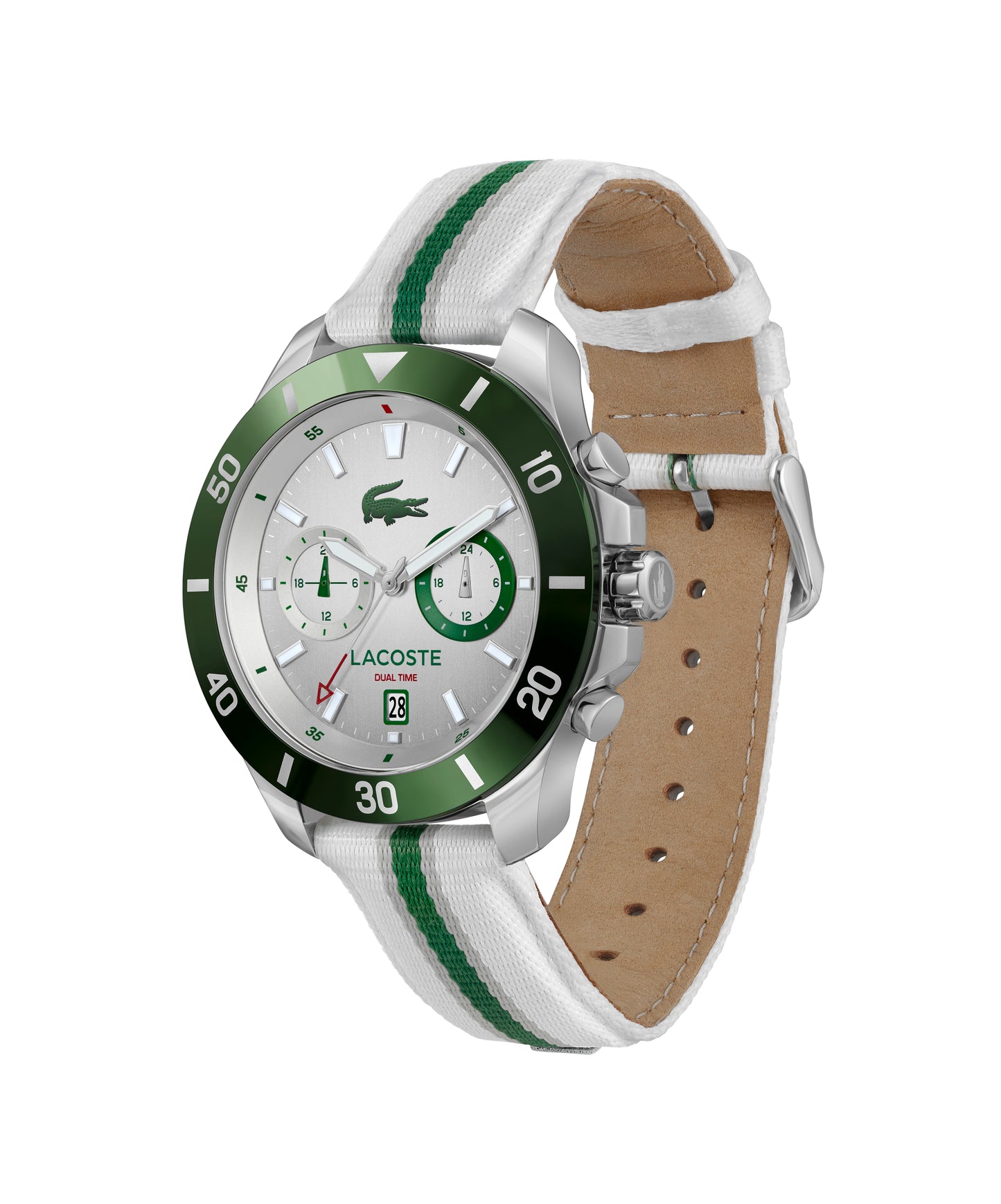 Lacoste TORONGA 44 mm Silver Dial Men Watch 2011340